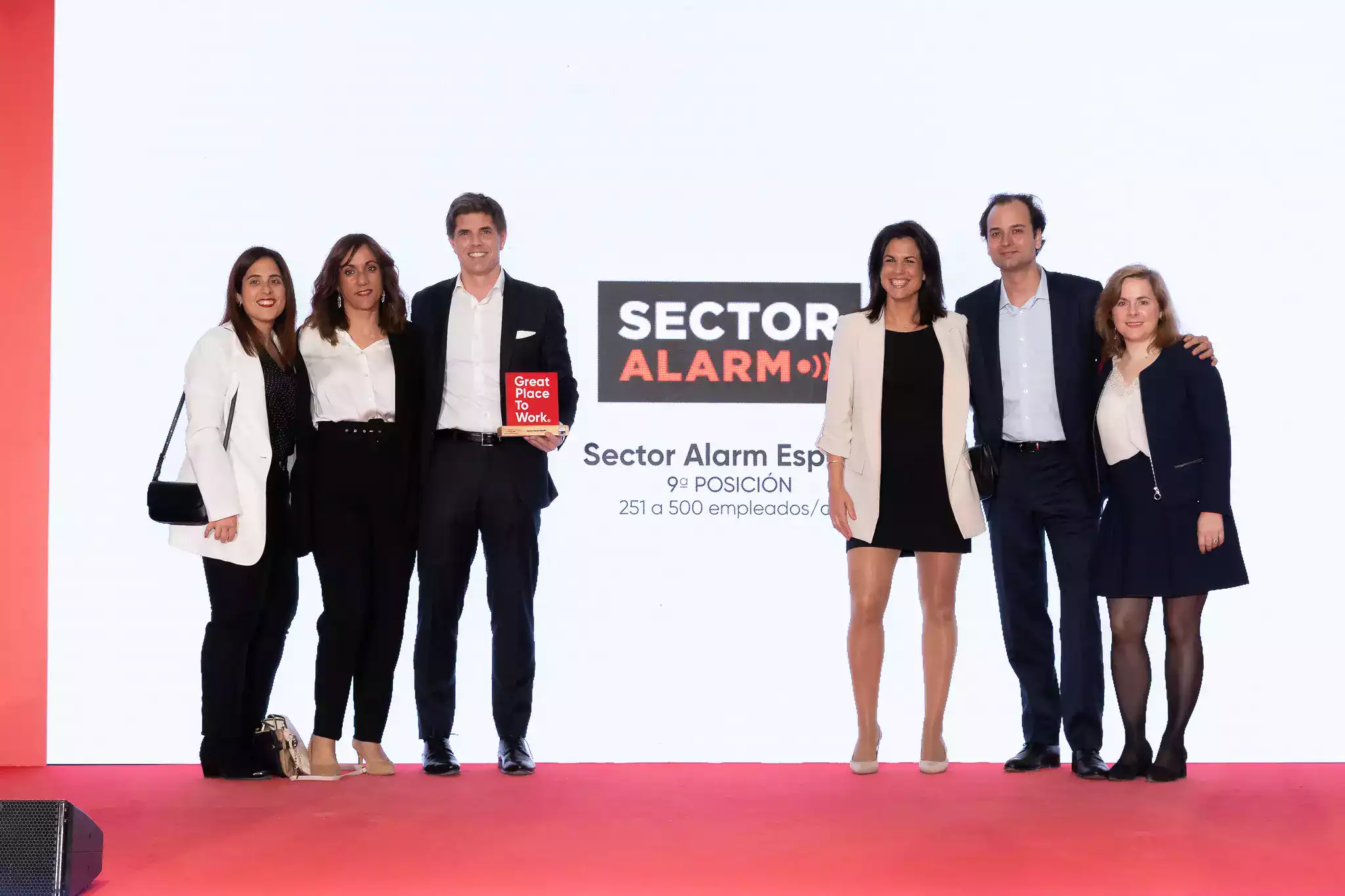 entrega premio best Places to Work