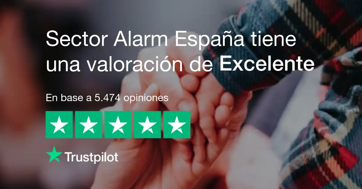 Sector Alarm valorados como excelente por los clientes